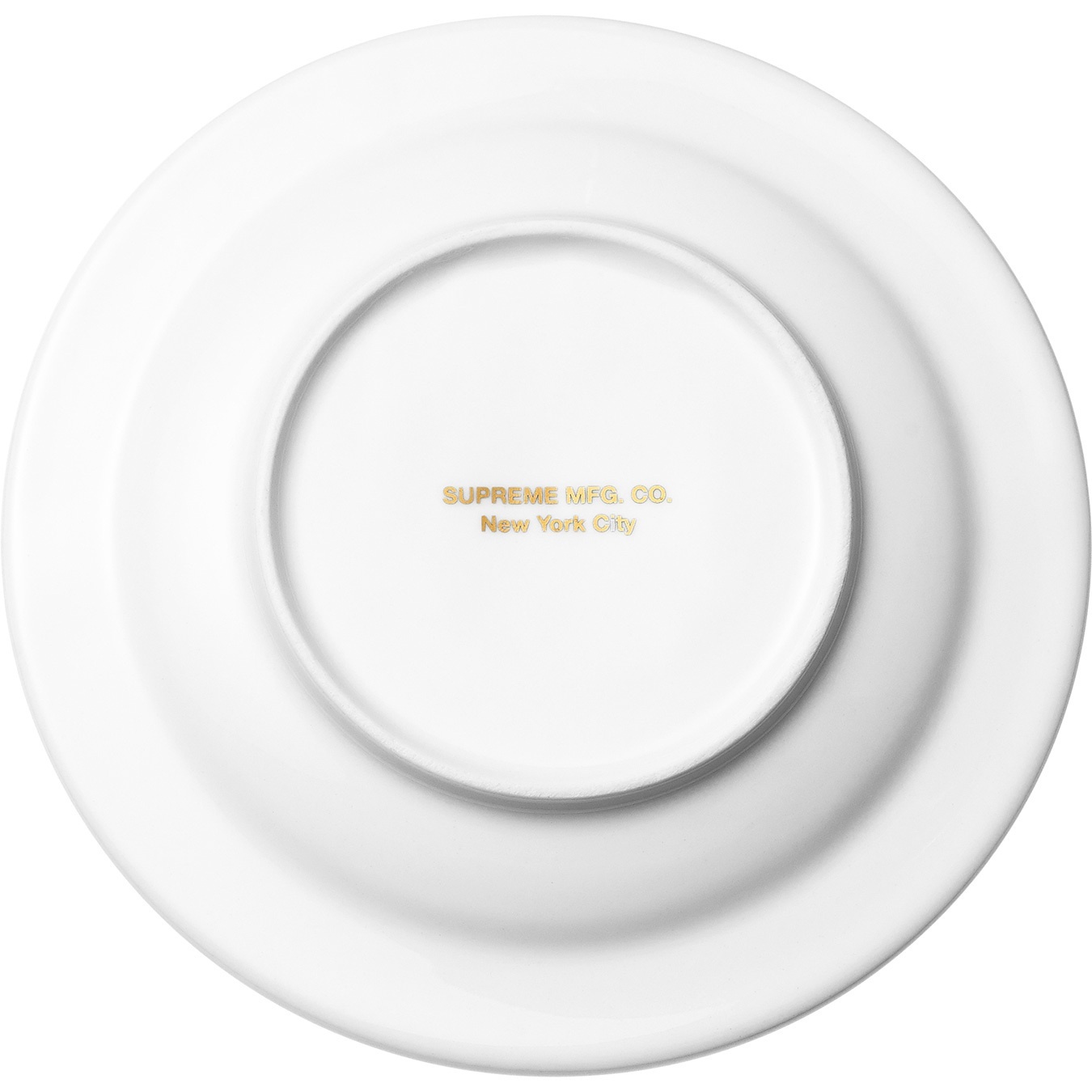 Gold Trim Ceramic Ashtray view 4